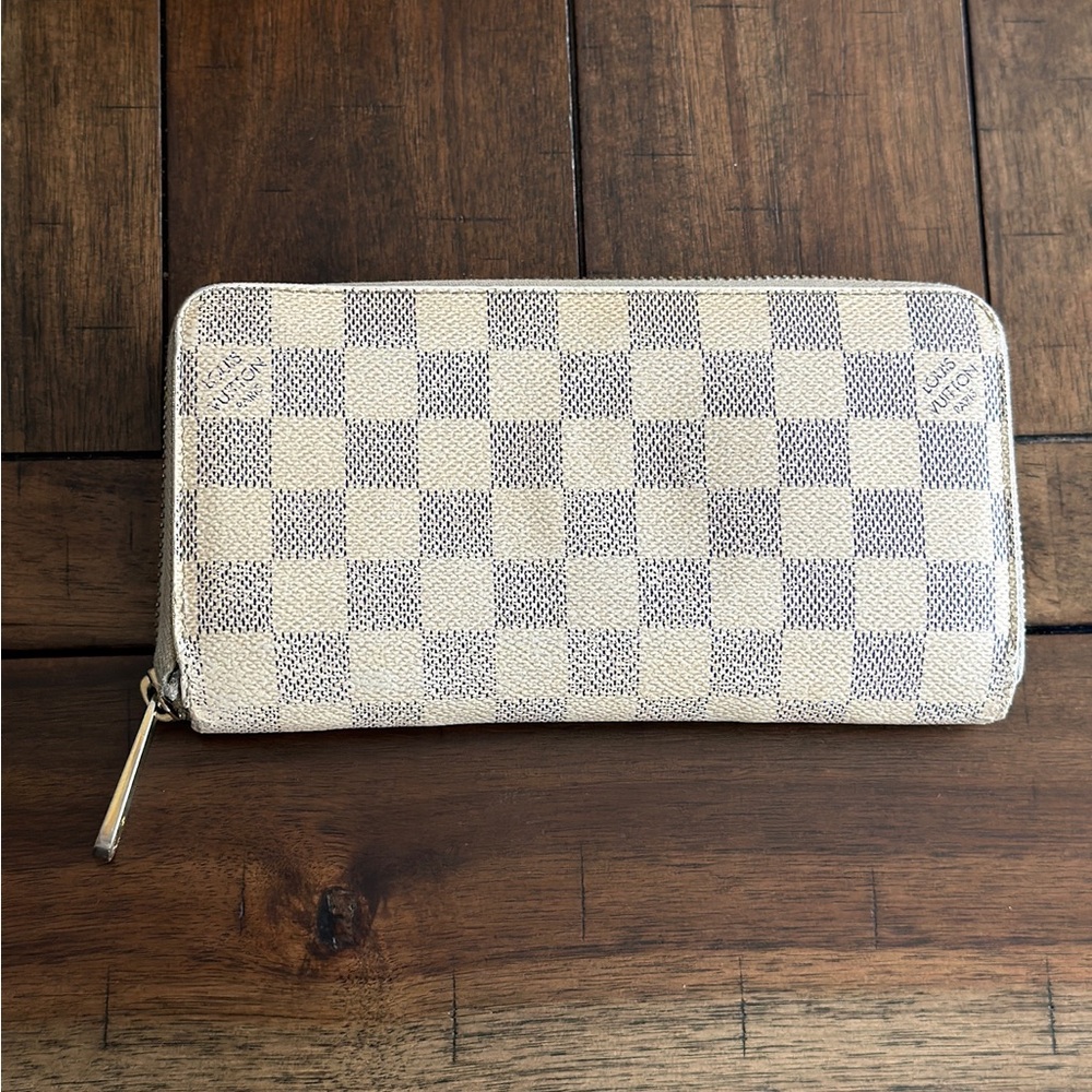 Louis Vuitton Zippy Waller Damier Azur